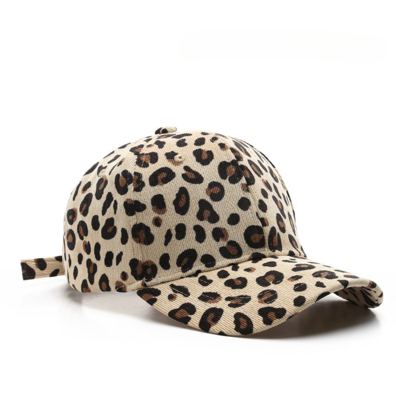 Tapa de béisbol de béisbol de estampado de leopardo de algodón al por mayor